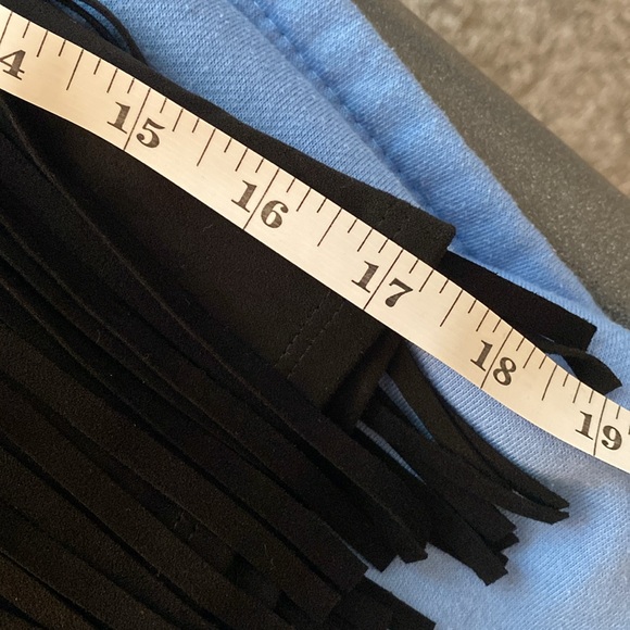 Black Fringe Skirt - Picture 6 of 7